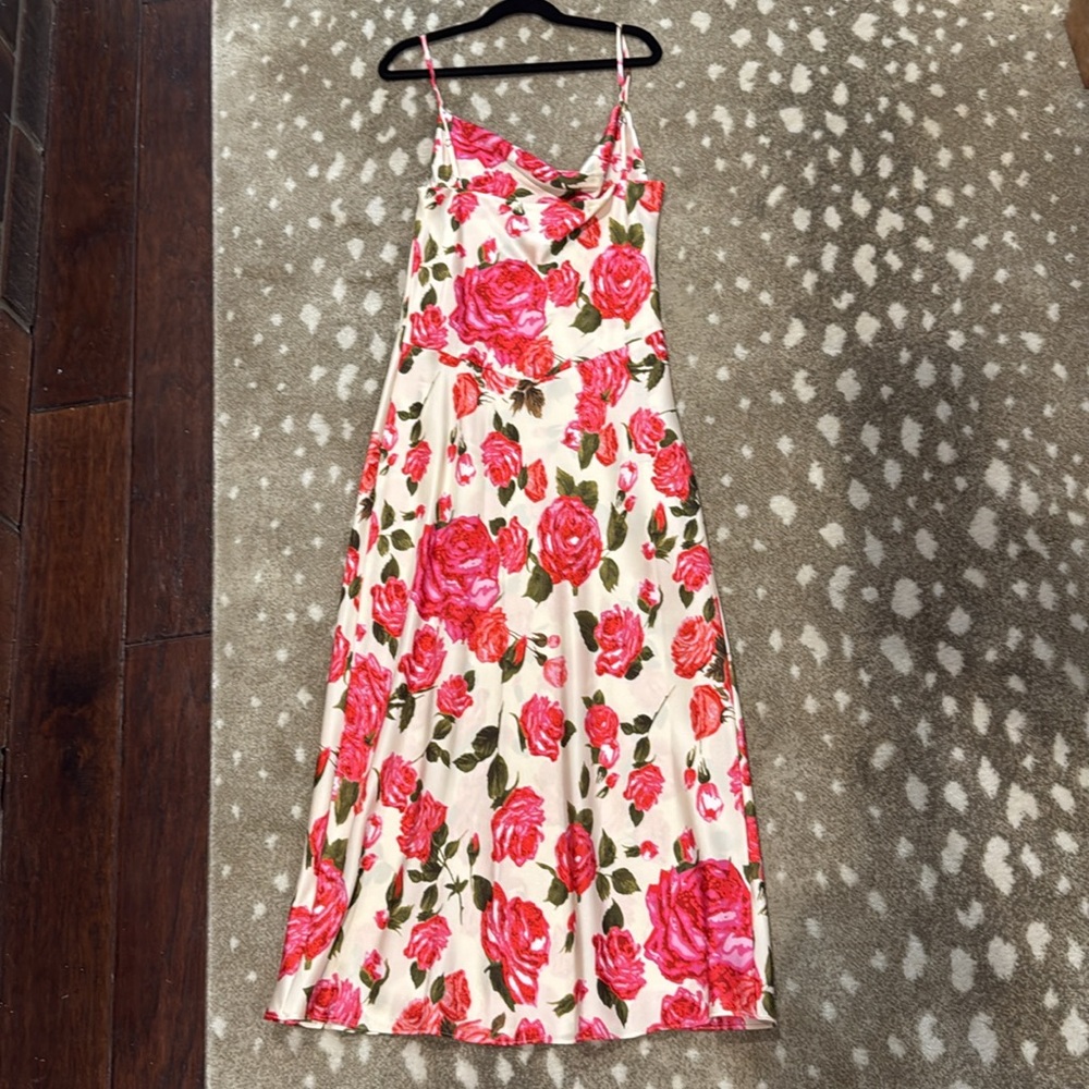 L'AGENCE Dawn & Rosewood Nyla Cowl Neck Midi Slip Dress. Size 0* - Picture 10 of 15